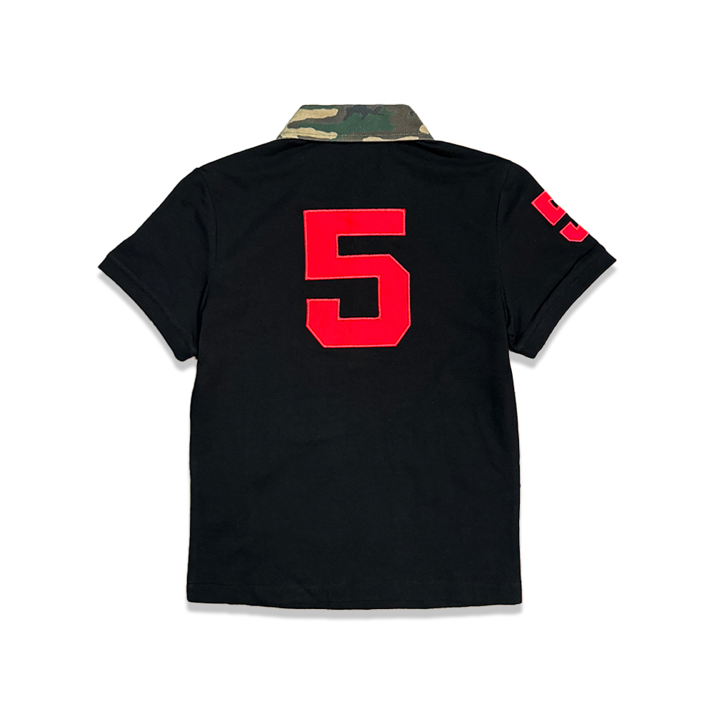 UNION JACK POLO- BLK