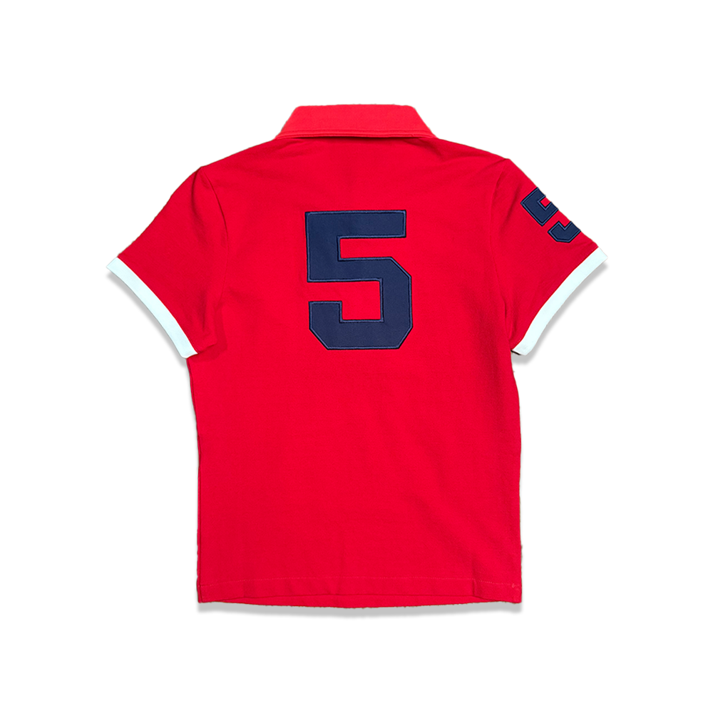 UNION JACK POLO- RED