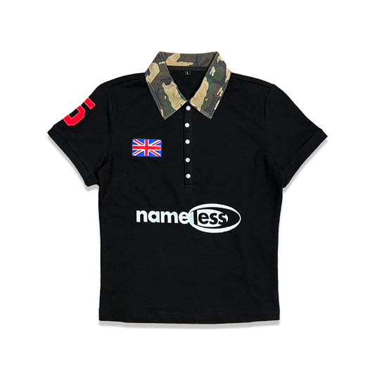 UNION JACK POLO- BLK