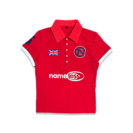 UNION JACK POLO- RED