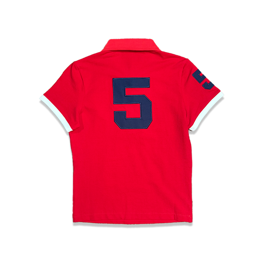 UNION JACK POLO- RED